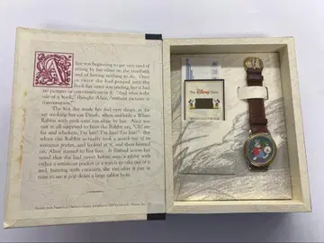 [미사용 정크제품] 디즈니 [이상한 나라의 앨리스] 한정판 손목시계