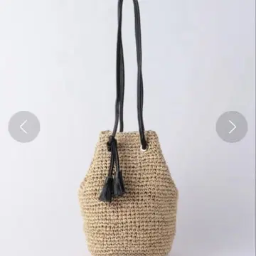 BEAUTY&YOUTH UNITEDARROWS 라피아 드로스트 백