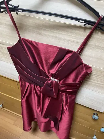 LaDefence 빨간색 파티 드레스