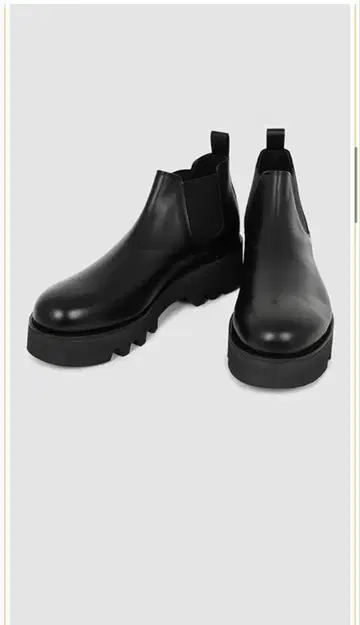 LAD MUSICIAN 사이드 고어 부츠 블랙 size42