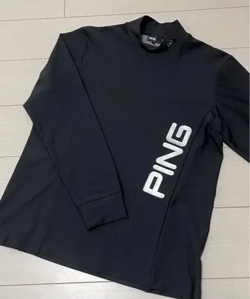 새상품급 PING 핑 긴팔 모크넥 골프웨어 남성용 L