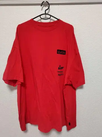 HAIGHT XXL 그래픽T셔츠 레드
