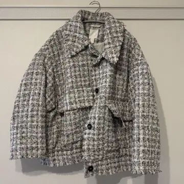 트위드 자켓 h&m