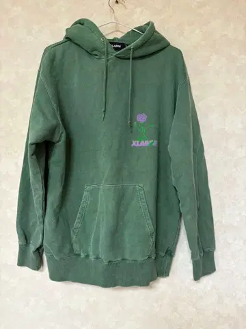 XLARGE 그린 후드티