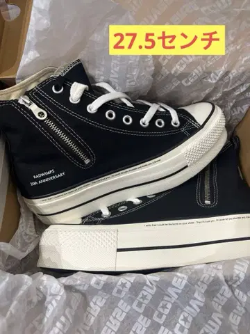 [새상품] CONVERSE RADWIMPS 콜라보 스니커즈 27.5