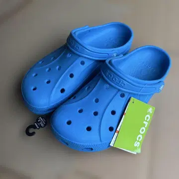 새상품, 미사용 Crocs 블루 사보 샌들 28
