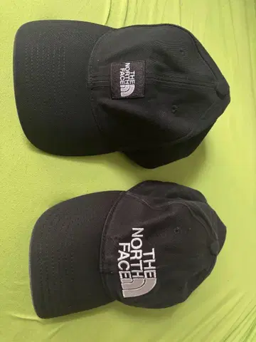 THE NORTH FACE 블랙 캡 2세트