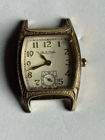 BULOVA 수동 와인딩 빈티지 손목시계 본체만