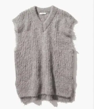 택 포함 ATON 복슬복슬 ALPACA FUR | V넥 베스트