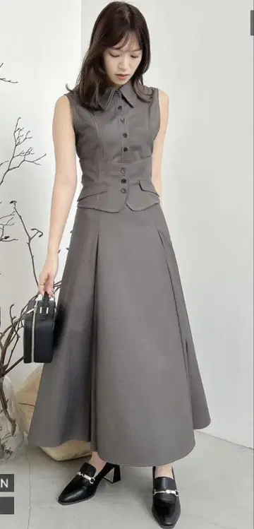 더즈린 베스트 코르셋 레이스업 원피스