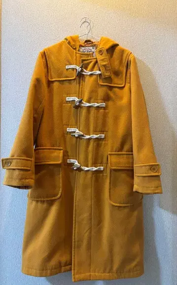 [ 큐브 슈가 ] 더플 코트 M 머스타드