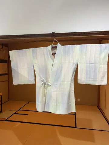 명주 코트 순수 실크
