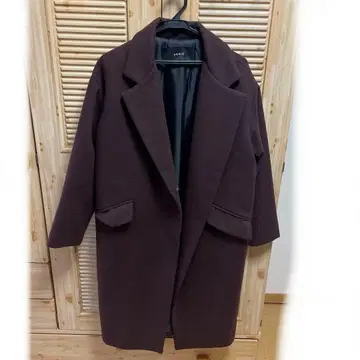 다크 브라운 롱 코트