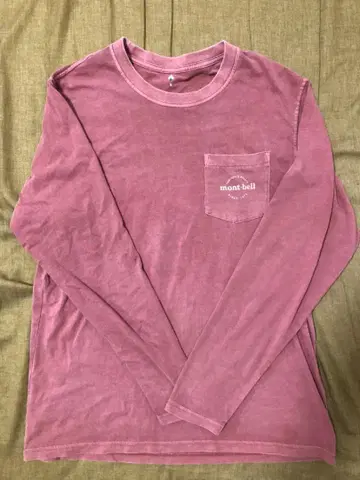 mont-bell 워시아웃 코튼 롱 슬리브 T Men's S
