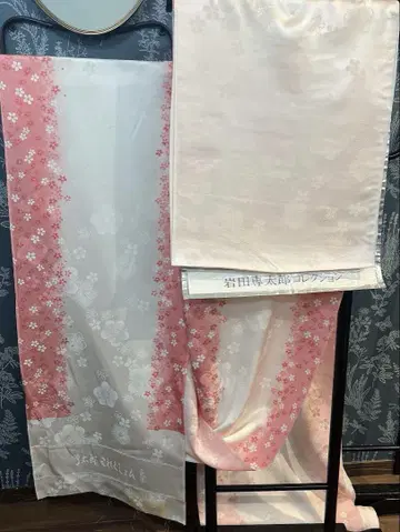 이와타 센타로 츠케사게 옷감 순수 실크