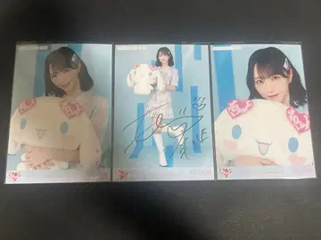 이코러브 시나모롤 콜라보 브로마이드 노구치 이오리 친필