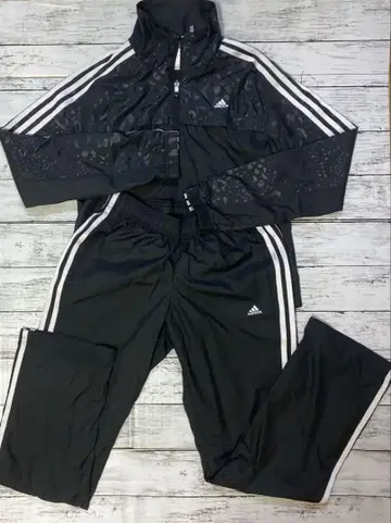 adidas 블랙 저지 상하의 세트 M
