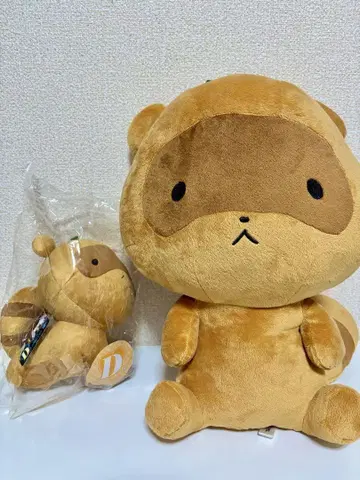 요호 x 복숭아 SS 와타누키 만지리 봉제 인형 세트