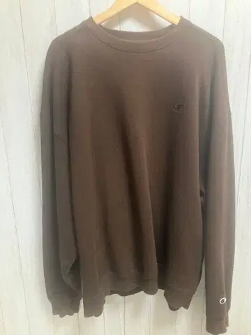 Champion 브라운 맨투맨 두꺼운 XXXL 리버스