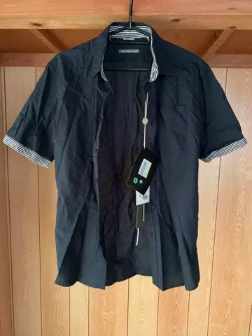 다니엘레 알레산드리니 네이비 반팔 셔츠