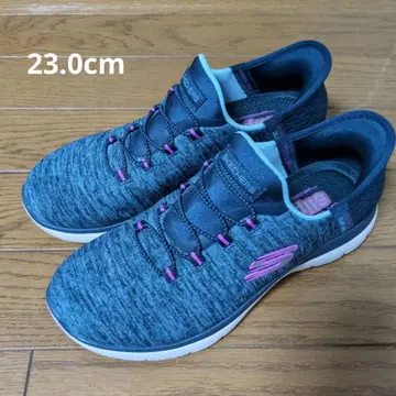 SKECHERS Slip-ins 여성용 스니커즈 네이비 23cm