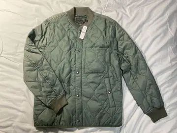 J.Crew 퀼팅 자켓 올리브 그린 S