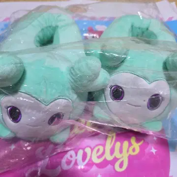TWICE LOVELYS 봉제 인형 슬리퍼 민트 그린