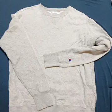 Champion 그레이 크루넥 맨투맨 M