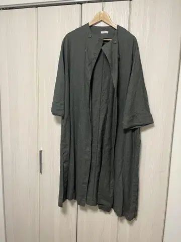 fog linen work 여성용 린넨 코트