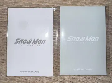 Snow Man 1st POP-UP 한국 한정판 와타나베 쇼타