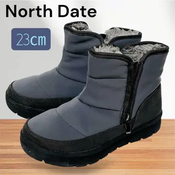 노스데이트 North Date 스노우 부츠 무스탕 23cm 그레이