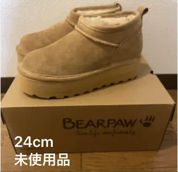 [ 미사용 ] 베어파우 BEARPAW 어그 부츠 24cm 새상품