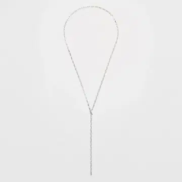 agete 실버 목걸이(60cm)