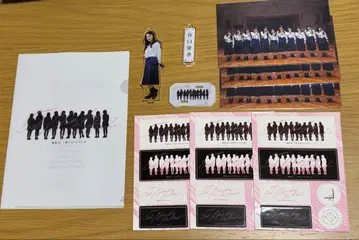 사쿠라자카46 3기생 오모테나시회 클리어 파일 엽서 스티커