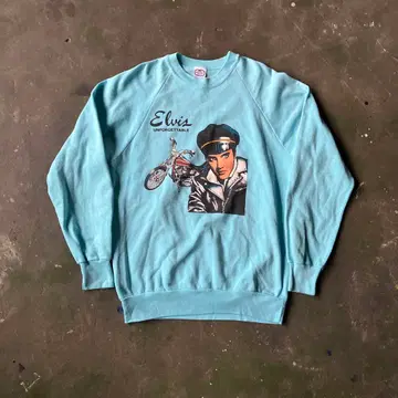 80s 엘비스 프레슬리 맨투맨 USA제 빈티지