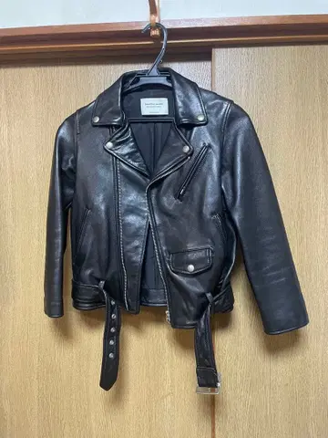 뷰티풀 피플 블랙 가죽 라이더 자켓 130
