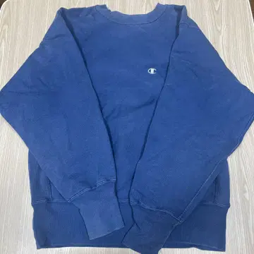 Champion Reverse Weave 맨투맨 M 블루