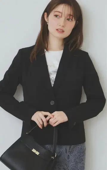 인덱스 index 테일러드 자켓 취업 정장 블랙 블랙