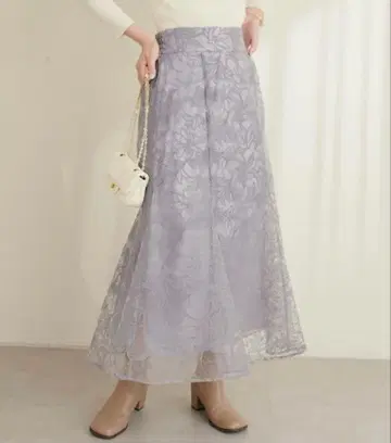 EVERY.VERY NICE CLAUP 레이스 스커트 블루