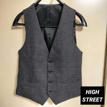 HIGHSTREET/수트/베스트/블랙 계열