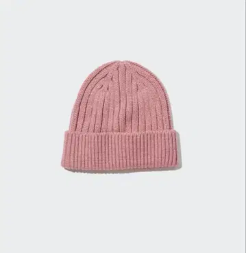 UNIQLO 히트텍 리브 비니 핑크