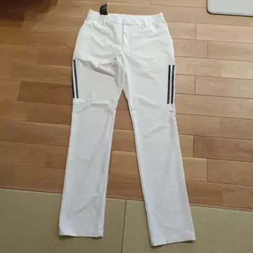 adidas 화이트 테이퍼드 팬츠