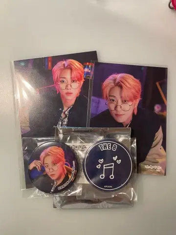 THE 8 캔뱃지 엽서 세븐틴 뮤지엄