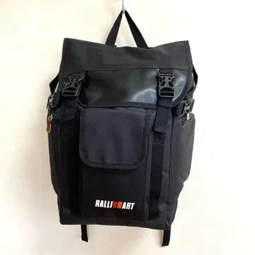 [ 미사용:초 레어 ] 미쓰비시 RALLIART 블랙 백팩