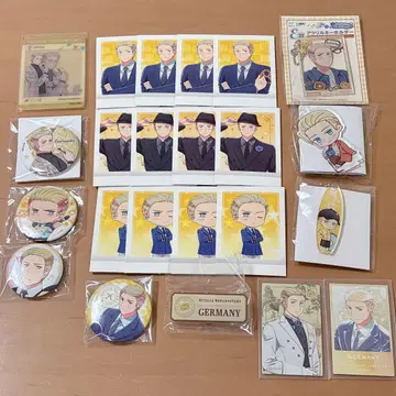 헤타리아 독일 캔뱃지 파샤코레 스티커 아크릴 스탠드 아크릴 키링 카드