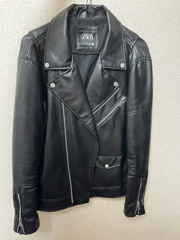 ZARA 블랙 라이더 자켓 M