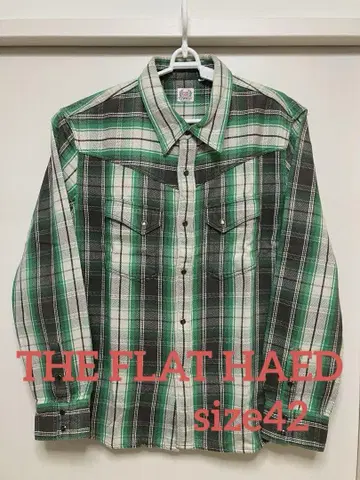 THE FLAT HEAD 웨스턴 플란넬 셔츠 size 42