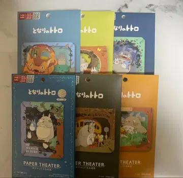 지브리 페이퍼 시어터 이웃집 토토로 6종 세트 묶음 판매 미사용 새상품