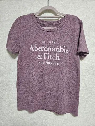 Abercrombie & Fitch 퍼플 T셔츠 XS