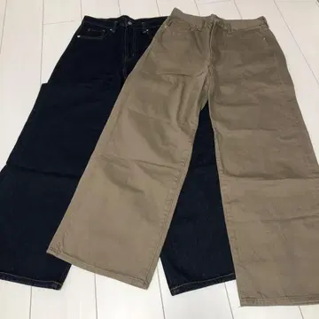 무인양품 데님 팬츠 27 사이즈 2벌 새상품급